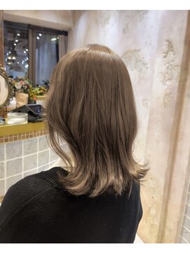 ロンドローズ 名古屋(Lond damaskRose) 学割 ブリーチなしダブルカラー ブリーチ 髪質改善 ボブ839