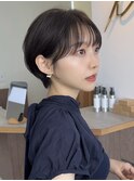 大人似合わせレイヤーカット30代40代50代ショート×アースカラー