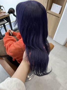 テラスヘア 三条(TERRACEhair) 髪質改善艶カラーラベンダー