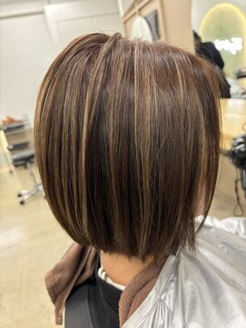 エイトオロク 那覇小禄店(EIGHT oroku) コントラスト白髪ぼかしハイライト