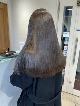 テトラ バイ ネオリーブ 横浜西口店(tetra by neolive) ブリーチなしダブルカラー　暗めグレージュ