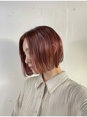 コンパクトボブ×カッパーブラウン