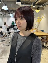 ダンボ(DUMBO)&nbsp;【yosuke】ボブ/暖色カラー/チェリーピンク/ワインレッド