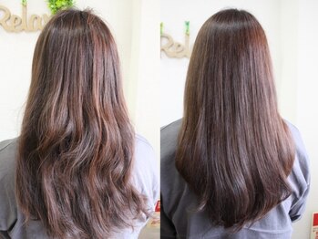 ヘアカラーサロンシンプル 多治見店の写真/【多治見カラー専門店】カラーと同時に取り入れて、色味を楽しみながらケアも叶う♪水分を含む強い髪へ◎