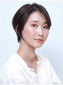 暗髪大人ショート