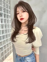 ロンド ジュルード 名古屋(Lond jeloud) 韓国風ハッシュカットで作るレイヤースタイル 前髪カット