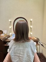 エルサフィロ ヨドヤバシ(el zafiro yodoyabashi)&nbsp;【el zafiro yodoyabashi】寒色系外ハネスタイル