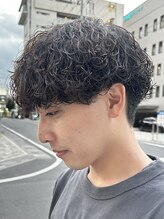 オーガニック アトリエ 大宮(organic+atelier) 波巻きプードルパーマツイストスパイラルパーマメンズ暗髪