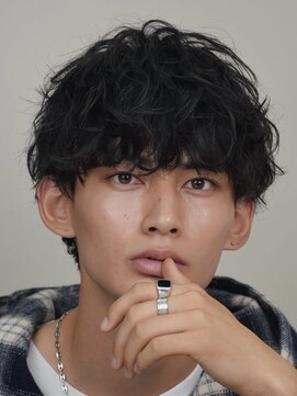 フィフス 原宿(fifth) 原宿シャドウパーマルーズパーマメンズカットダウンパーマ30代