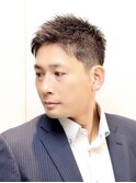 ビジネスショートアップバング刈り上げ