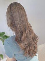 シェル 津山の手店(shel)&nbsp;ツヤ髪スタイル/ニュアンスカラーミルクティーベージュ/冬カラー