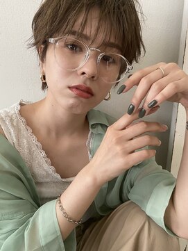 エフ ヘアーアンドリラクゼーション(F. hair & relaxation) 【F.】カジュアルショート×シースルバング