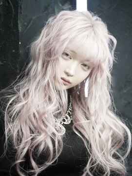 K Jingu ホワイトピンク×エクステ