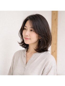 スープレックス ヘアーデザイン(SOUPREX HAIR DESIGN) 髪質改善ミセスミディアムボブ　20代 30代 40代 50代 60代ミセス