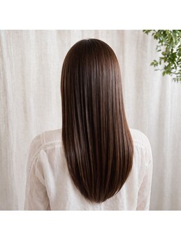 リコレッタ(Ricoletta)の写真/【艶を味方に】ずっと触れていたくなる理想の艶髪へ。髪質改善のスタートは、上質なストレートから◎