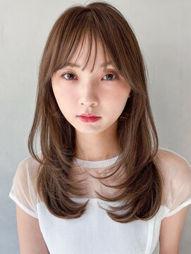 キリ 表参道(kyli) 前髪薄めバングくせ毛風カールワンカール艶感デジタルパーマ