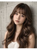 TMJ 熊本韓国ロング×コテ巻きパーマ×髪質改善