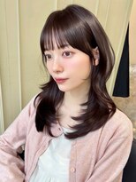 マリアバイアフロート(Maria by AFLOAT)&nbsp;〇レイヤーカット 艶カラー 韓国ヘア チョコレートブラウン