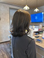 ヘアーサロン 二階堂(hair salon 二階堂)&nbsp;オリーブベージュ×ロブ