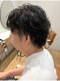 メンズパーマニュアンスパーマ波巻パーマシャドウパーマメンズ