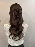 艶感カチモリハーフアップ＊