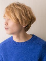 メンズヘア ビーセカンド 草加店(MENS HAIR B-2) ブリーチデザインホワイトブロンド韓国スマートマッシュY草加