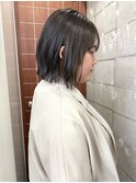 レイヤーボブ/ミニボブ/グレージュ/髪質改善/渋谷/顔周りカット