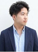 清潔感重視！ツイストスパイラル刈り上げセンターパートビジネス