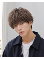 MEN's Baguz MEN'Sカット/ MEN'Sパーマ/ MEN'Sカラー 韓国風束感マッシュ透明感ブラウンメンズヘア