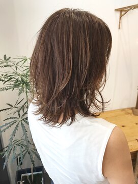 アテナ 六本松店(ATENA) 簡単スタイリング　大人ミディアムレイヤー