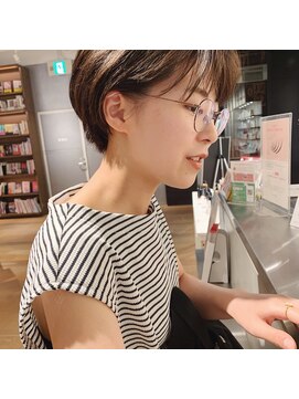 ヘアーエスクールシーユー 枚方T-SITE店(hair S.COEUR×Cu) 【ゲストスナップ】俺のショートボブ