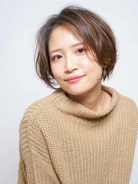 クルー(Creww KYOTO) 【30代・40代女性にオススメ】抜け感ある大人の丸みショート