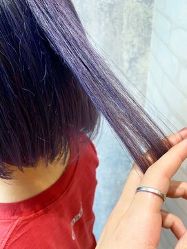 ジーナ 渋谷駅前(Zina) 【Zina　渋谷】イメチェン毛先パーマ耳かけ×フォギーベージュ