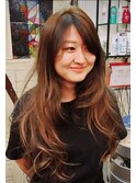 ダブルカラー グラデーションカラーで 更に透明感のあるカラー