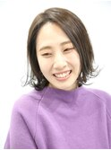【アキ☆躍動感がある、かるいボブショートデザイン】