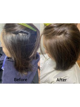 【下北沢駅4分】マンツーマン施術で白髪をしっかりカバーするのはもちろん艶のある若々しい印象を叶える♪