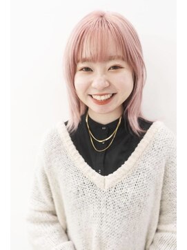 ユートゥイーズ つくば(U too e's) 《Utoo e's つくば美容室 》春色ペールピンクが可愛い【Genta】