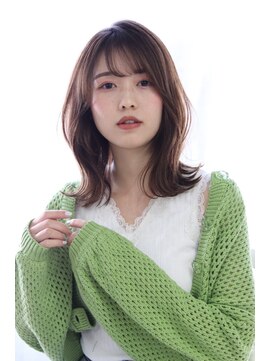 ヘアリゾート ブーケ(hair+resort bouquet) 【鎖骨ミディアム　20代30代40代　抜け感ヘア】