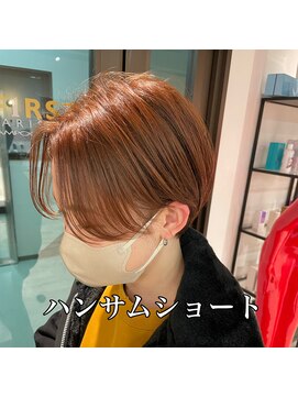 コワファーストナガサキシャンプーボーイ(COIFF1RST NAGASAKI SHAMPOO BOY) 大人可愛い20代30代40代黒髪前下がりショートボブ丸みショート◎