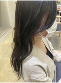 ロングレイヤー　グレーアッシュカラー