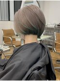 『 ケアブリーチ 』グレージュ裾カラー 10代20代 表参道