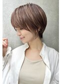 似合わせカット×丸みショートボブ【瀧上丈司】