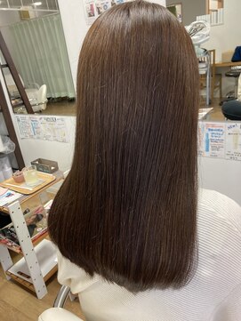 ナチュラル(Natural) エヴァーリーフトリートメント×アッシュ系カラー