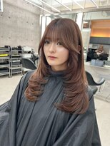 イキ 表参道(iki omotesando)&nbsp;ミディアムヘア/スラッシュ/グレージュカラー/デザインカラー