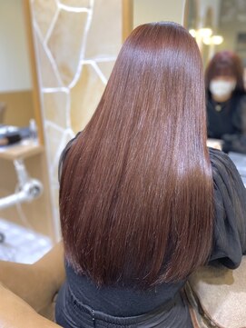 カーサ 西大寺南ロータリー店(casa) 髪質改善カラーマロンベージュ