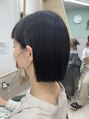 カロ プロデュース バイ ローブ(caro produce by L'aube) 切りっぱなしパッツンボブ
