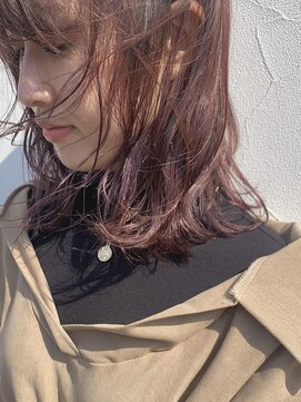 リトルガーデン(Little Garden) ピンクラベンダー/柔らかフェミニンセミディ◇20代30代40代