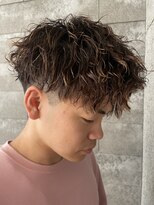 ニアウ 伊勢崎連取店(Niau)&nbsp;メンズマッシュツイストスパイラルパーマメンズパーマ