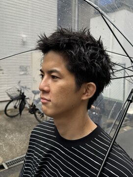 ヒカリス 中崎店(HIKARIS) メンズ × スパイキーショート