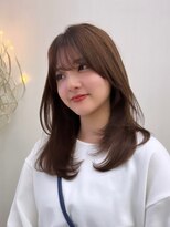 アンフィニー 銀座(ANFINI)&nbsp;レイヤーカット/前髪カット/くびれヘア/ウエットヘア/髪質改善